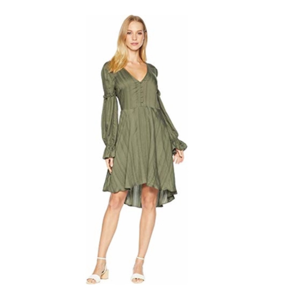 BCBG olive green dress